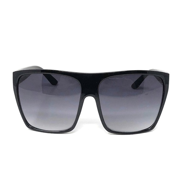 🆕 Oversized Retro Square Flat Brow Sunglasses - Picture 3 of 5